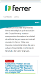 Mobile Screenshot of ferrerchile.cl